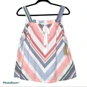 Copper Key Pastel V-Stripe Tank Top